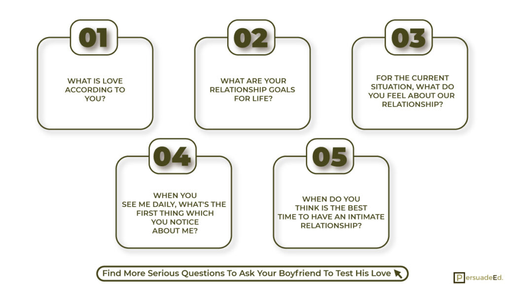 Serious Questions To Ask Your Boyfriend To Test His Love